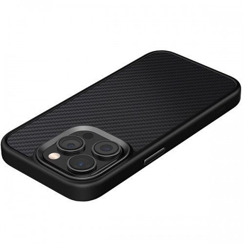 UNIQ etui Keva iPhone 15 Pro 6.1" Magclick Charging czarny|carbon black image 5
