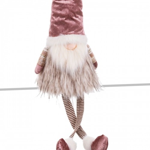 Bigbuy Christmas Ziemassvētku Nieciņš Daudzkrāsains Rozā Smiltis Audums 25 x 17 x 89 cm image 5