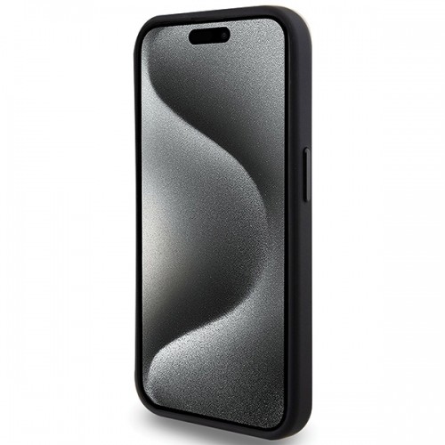Tumi TUHMP15LRBAK iPhone 15 Pro 6.1" czarny|black hardcase Leather Balistic Pattern MagSafe image 5