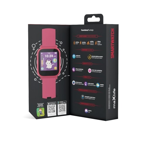 Maxlife smartwatch Kids MXSW-200 pink image 5