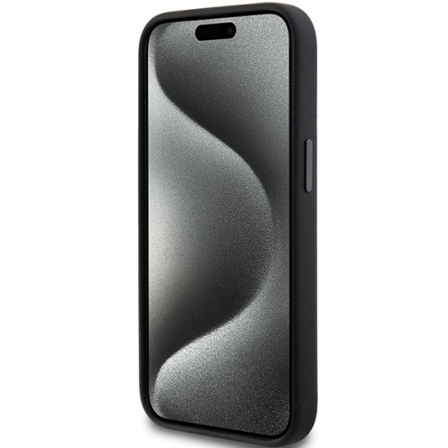 Karl Lagerfeld KLHCP15MSMHCNPK iPhone 15 Plus 6.7" czarny|black Silicone Choupette Metal Pin image 5