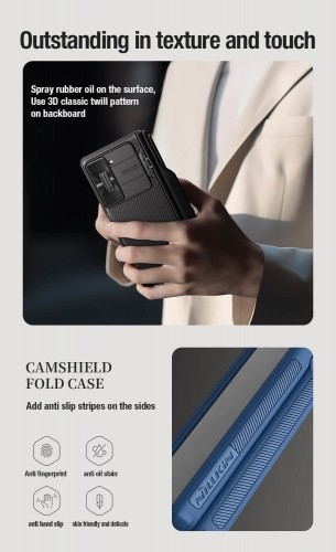 OEM Nillkin CamShield Fold Case for Samsung Galaxy Z Fold 5 5G green (pen holder) image 5