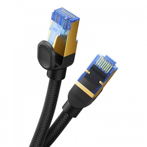 Braided network cable cat.7 Baseus Ethernet RJ45, 10Gbps, 20m (black) image 5