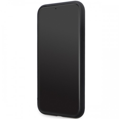 Karl Lagerfeld KLHCN61SMHKNPK iPhone 11 | Xr 6.1" czarny|black Silicone Ikonik Metal Pin image 5