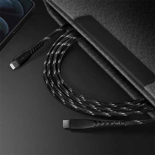 ENERGEA kabel Nyloflex USB-C - Lightning C94 MFI 3m czarny|black image 5