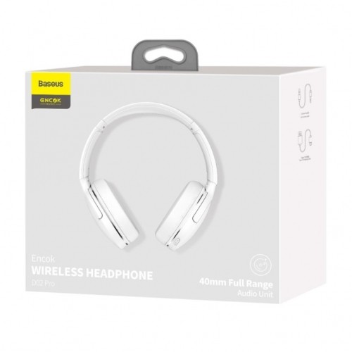 Baseus Encok Wireless headphone D02 Pro (white) image 5