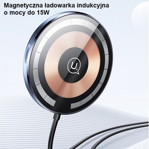 USAMS Uchwyt indukcyjny US-CD164 15W 2w1 Magnetic do kratki went. transparent CD164DZ02 image 5