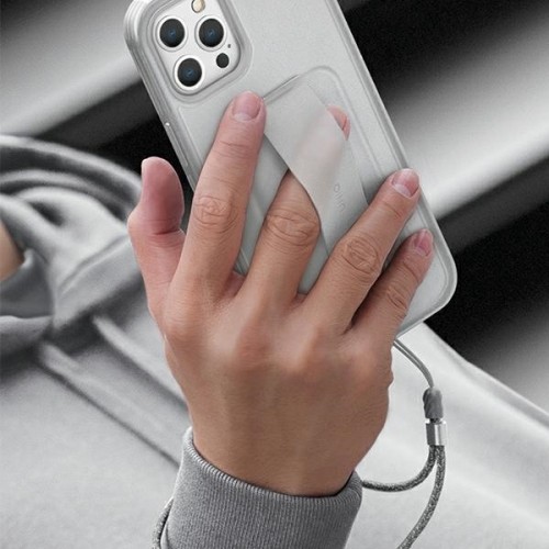 UNIQ etui Heldro iPhone 12 Pro Max 6,7" biały|natural frost Antimicrobial image 5