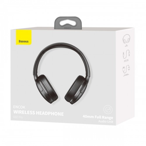 Baseus NGTD010301 Encok Wireless headphone D02 Pro Black image 5