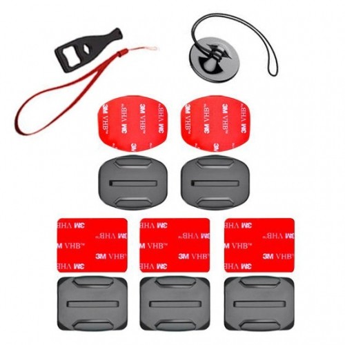 Hurtel Set of universal 67 in 1 accessories for GoPro, DJI, Insta360, SJCam, Eken sports cameras (GoPro 67 in 1 set) image 5