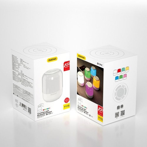 Dudao wireless Bluetooth 5.0 RGB speaker 5W 1200mAh white (Y11S-white) image 5