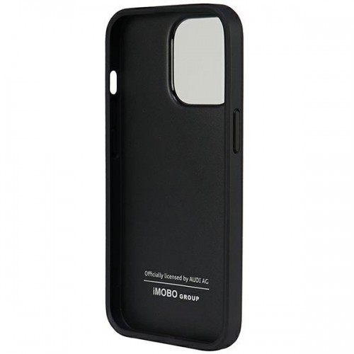 Audi Synthetic Leather iPhone 13 Pro | 13 6.1" czarny|black hardcase AU-TPUPCIP13P-TT|D1-BK image 5