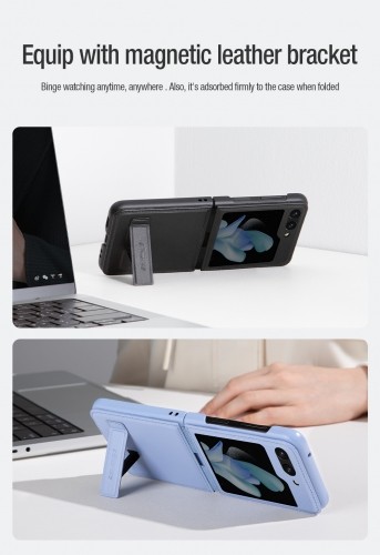 Nillkin Qin Book Case for Samsung Galaxy Z Flip 5 Black image 5
