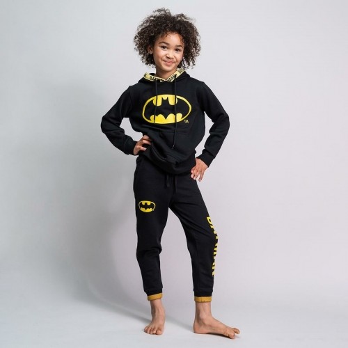 Bērnu Sporta Krekls ar Kapuci Batman Melns image 5