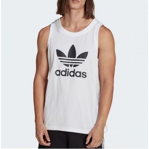 Vīriešu Īsroku T-krekls Adidas  TREFOIL TANK IA4808  Balts image 5