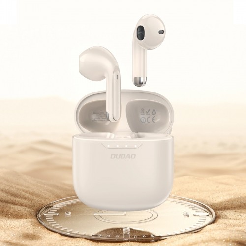 Dudao U18 Bluetooth 5.1 TWS wireless headphones - beige image 5