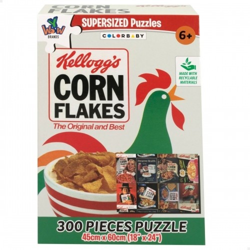 Puzle un domino komplekts Kellogg's Corn Flakes 300 Daudzums 45 x 60 cm (6 gb.) image 5