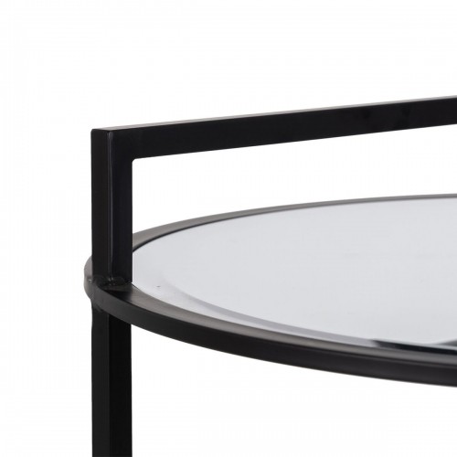Bigbuy Home Mazs galdiņš Melns Dzelzs spogulis 59 x 59 x 67,5 cm image 5