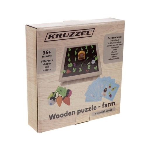 Wooden puzzle - Kruzzel farm 22755 (16999-0) image 5