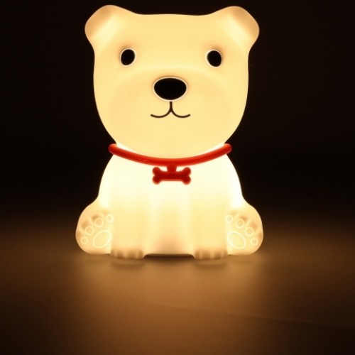 Bebis Silikona nakts lampa DOG (RGB) 4595 image 5