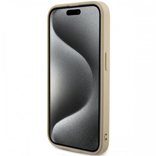 Guess GUHCP14XPSAIRSD iPhone 14 Pro Max 6.7" złoty|gold hardcase Saffiano Iridescent Script image 5