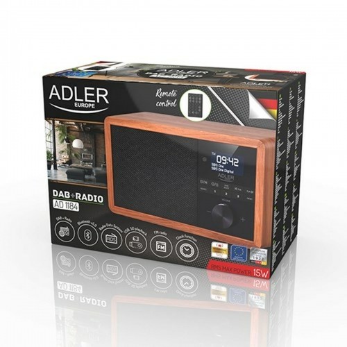 Радио Adler AD 1184 Чёрный Деревянный image 5