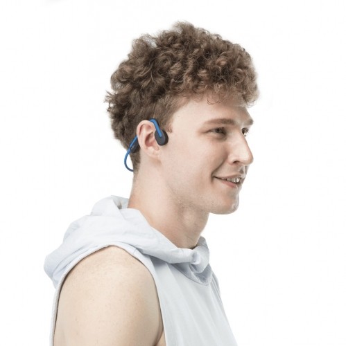 SHOKZ OpenMove Headphones Wireless Ear-hook Calls/Music USB Type-C Bluetooth Blue image 5