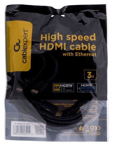 Gembird 3m HDMI M/M HDMI cable HDMI Type A (Standard) Black image 5