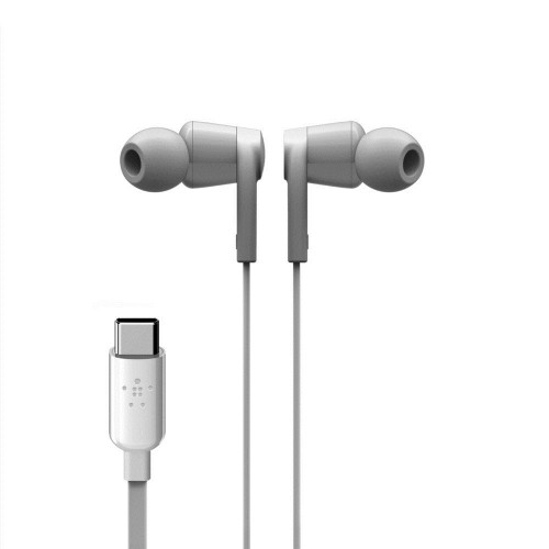 Belkin ROCKSTAR Headphones Wired In-ear Calls/Music USB Type-C White image 5