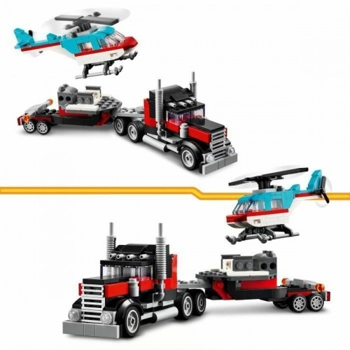 Playset Lego 31146 Creator Platform Truck with Helicopter 270 Предметы image 5