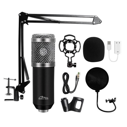 Media Tech Microphone with accessories kit STUDIO AND STREAMING MICROPHONE MT397S image 5