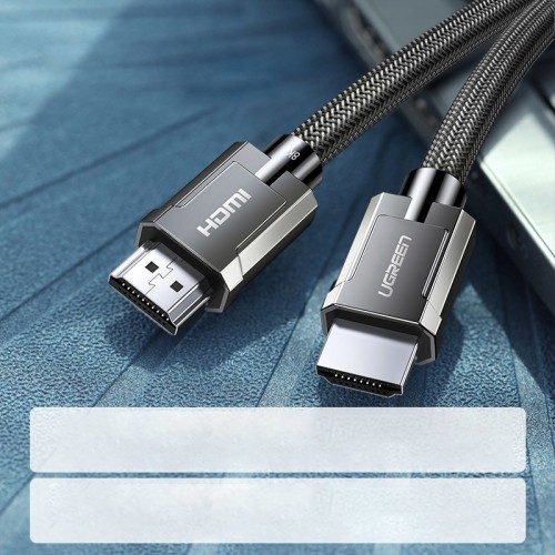 Ugreen HDMI 2.1 cable 8K 60 Hz | 4K 120 Hz 3D 48 Gbps HDR VRR QMS ALLM eARC QFT 2 m gray (HD135 70321) image 5