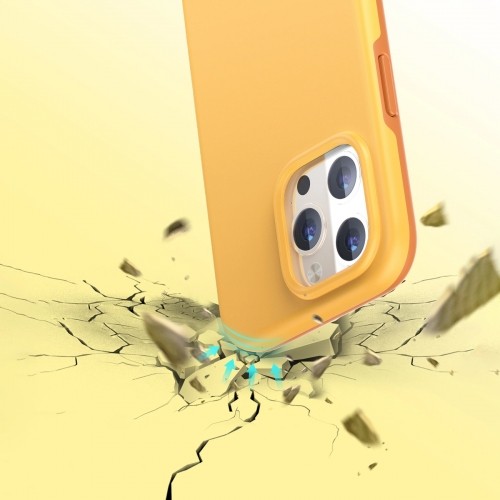 Choetech MFM Anti-drop case Made For MagSafe for iPhone 13 Pro orange (PC0113-MFM-YE) image 5