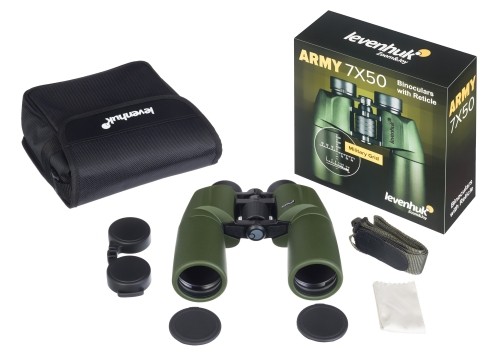 Levenhuk Army 7x50 Binoculars with Reticle image 5