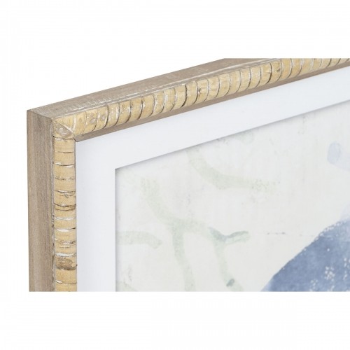Glezna Home ESPRIT Vidusjūra Gliemežvāks 45 x 2,5 x 60 cm (4 gb.) image 5