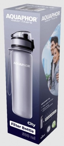 Filter bottle Aquaphor City grey 0.5 L image 5