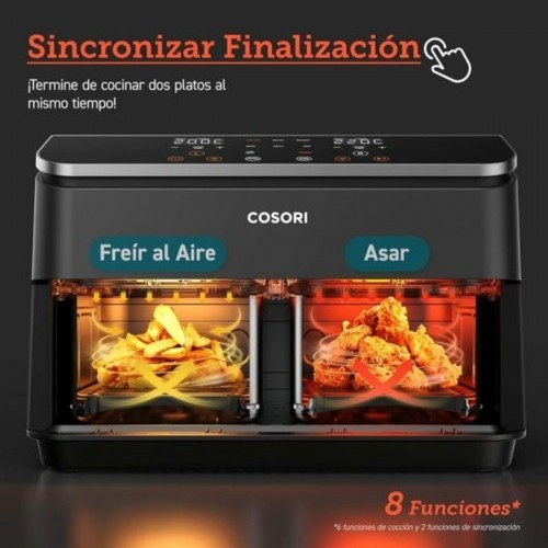 Фритюрница без Масла Cosori Dual Basket 8.5 Chef Edition Чёрный 8,5 L image 5