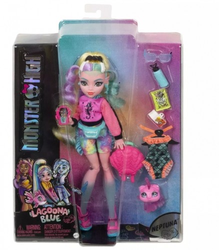 Barbie Mattel Monster High Lagoona Blue Кукла 29 cm image 5