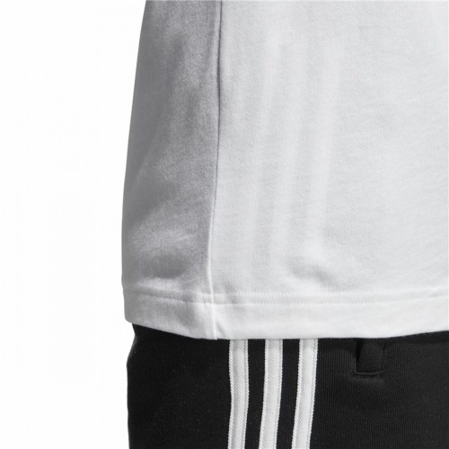 Vīriešu Krekls ar Īsām Piedurknēm Adidas 3 Stripes Balts image 5