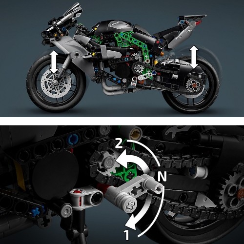 42170 LEGO® Technic Kawasaki Ninja H2R Motocikls image 5