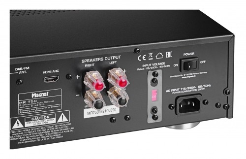 MAGNAT MR 750 Hybrid Stereo amplifier Black image 5