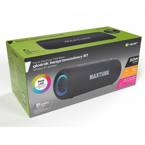 Портативный Bluetooth-динамик Tracer MaxTube Чёрный 20 W image 5