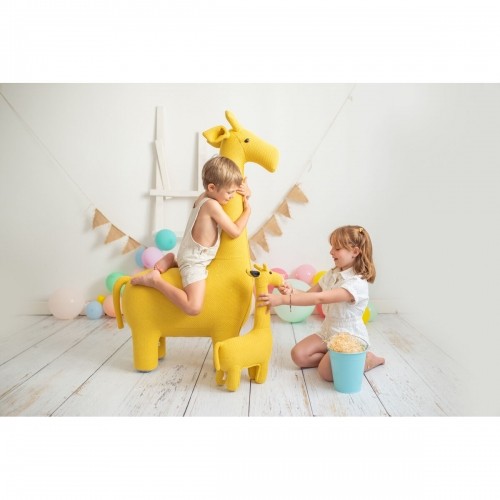 Pūkaina Rotaļlieta Crochetts AMIGURUMIS PACK Dzeltens Žirafe 53 x 16 x 55 cm 90 x 33 x 128 cm 2 Daudzums image 5
