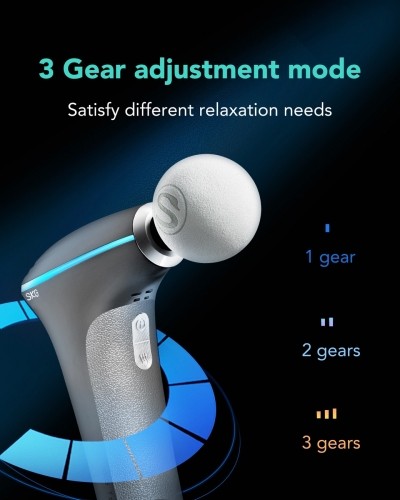 SKG F5-EN massage gun for the whole body - gray image 5