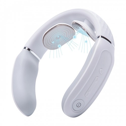 SKG 4356E neck massager with electrostimulation and compress - white image 5