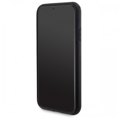 Zestaw Guess GUBPM5N614GEMGK iPhone 11 6.1" hardcase + Powerbank 5000mAh MagSafe czarny|black 4G Metal Logo image 5