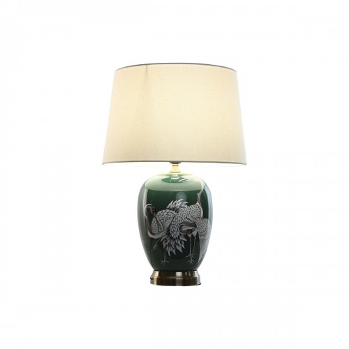 Galda lampa Home ESPRIT Balts Zaļš Tirkīzs Bronza Keramika 50 W 220 V 40 x 40 x 59 cm image 5