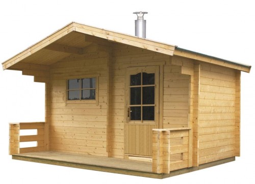 HARVIA OUTDOOR SO4000 sauna (Woodburning stove 20 Pro and chimney 2000 mm) image 1