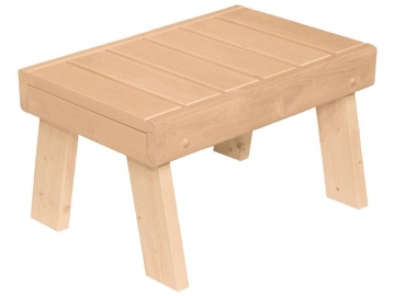 Harvia SAC10403 1-step stool, alder (700 x 500 x 350 mm) Taburete, alksnis