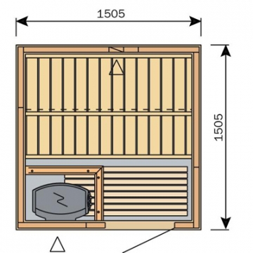 HARVIA Variant Futura SZF1515 sauna